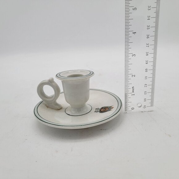 Pair of 1920\'s Syracuse China Candle Holders Palace Hotel